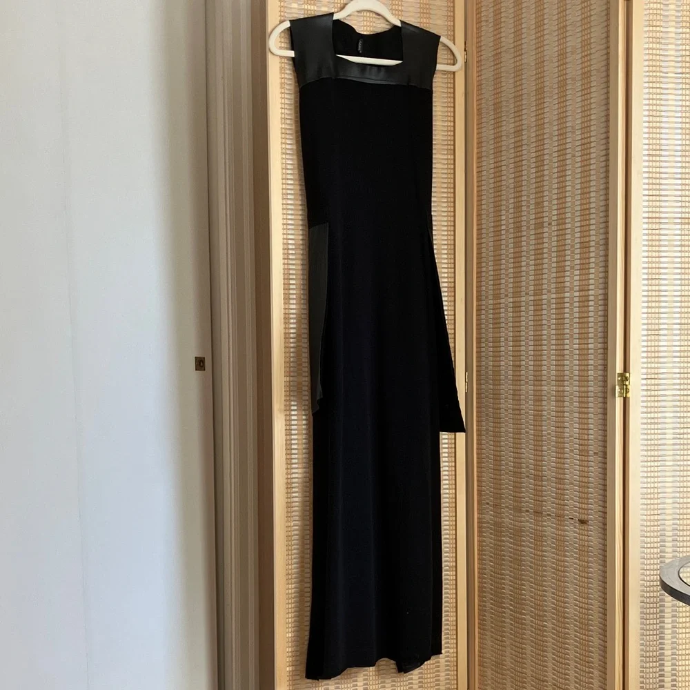 Aakasha knit and real leather dress - Picture 3 of 11
